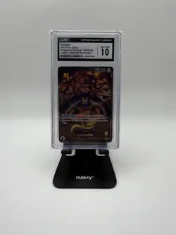 One Piece Crocodile Leader Kingdom of Intrigue Alt Art CGC 10 OP04-058 - Image 1