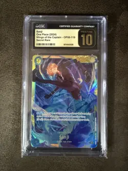 One Piece CCG Sanji OP06-119 SEC Wings of the Captain English Edition - Image 1