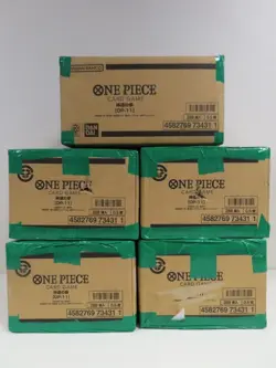 (5) Lot 2025 One Piece A Fist of Divine Speed OP-11 Sealed Booster Box Case - Image 1