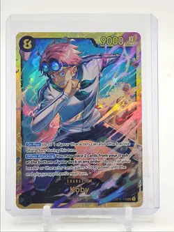 KOBY 2025 ONE PIECE A FIST OF DIVINE SPEED SECRET RARE #OP11-119 Q0646 - Image 1