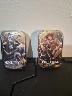 One Piece Tin Pack Set Vol. 2 Ace & Sabo - In Hand Bandai TCG V2 - SEALED - Image 1