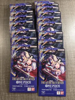 One Piece OP-14 EB-04 The Azure Sea’s Seven 17X Sleeved Booster Packs Opened - Image 4
