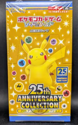 Pokemon 2021 Japanese 25th Anniversary Collection s8a Booster Box - New & Sealed - Image 1