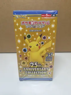 Pokemon S8A 25th Anniversary Collection Booster Box (Japanese) Sealed - Image 1