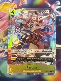 Ix Perona (Alt Art) OP14-111 R THE AZURE SEA'S SEVEN English MINT - Image 1
