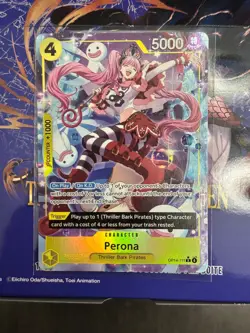 Perona (Alt Art) OP14-111 R THE AZURE SEA'S SEVEN English MINT - Image 1