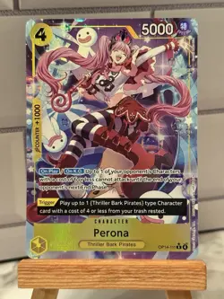 Perona (Alternate Alt Art) OP14-111 R THE AZURE SEA'S SEVEN English - Image 1