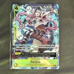 Perona (Alternate Alt Art) OP14-111 R THE AZURE SEA'S SEVEN English - Image 1