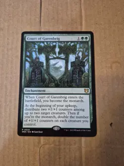 Court of Garenbrig (Extended Art) Commander: Wilds of Eldraine Regular - Image 1