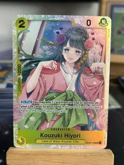Kouzuki Hiyori Wings of the Captain SR OP06-106 One Piece Card - Image 1