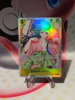 Kouzuki Hiyori Wings of the Captain SR OP06-106 One Piece Card - Image 1