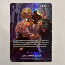 Vinsmoke Sanji (TR) OP10-063 Legacy of the Master Foil Treasure Rare Near Mint - Image 1