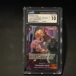 Vinsmoke Sanji (TR) OP10-063 Legacy of the Master Foil CGC 10 - Image 1
