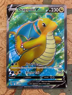 Pokemon Card TCG - Dragonite V 076/078 Full Art Ultra Rare Pokemon GO Near Mint - Image 2