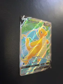 Pokemon Go Dragonite V Full Art Holo Ultra Rare Card 076/078 -Near Mint - Image 3