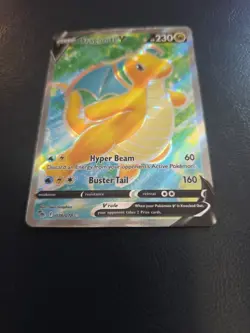 Pokemon Go Dragonite V Full Art Holo Ultra Rare Card 076/078 -Near Mint - Image 4