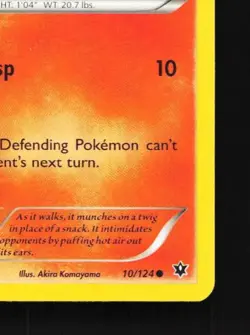 Fennekin 10/124 LP Fates Collide English Pokemon Card TCG - Image 3