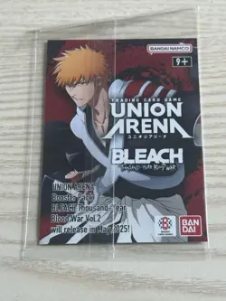 Union Arena X Round 1 Ichigo Kurosaki Promo Card UERP/BLC-1-040 English Game - Image 4