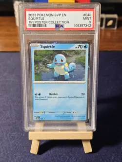PSA 9 Squirtle 048 - SV: Scarlet & Violet Promo Cards - Pokemon TCG Cosmos Holo - Image 1