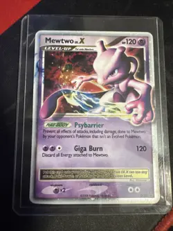 Mewtwo LV.X DP28 Black Star Promo 2008 Holo Rare Pokemon Card TCG - Image 1