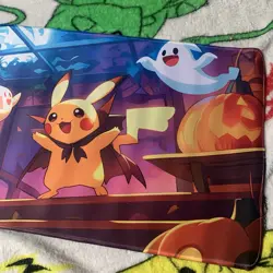 Mimikyu Pikachu Ghost Rubber Playmat Play Mat Pokemon Tcg Trading Card Game - Image 3