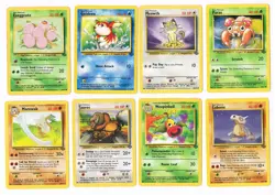 POKEMON VINTAGE TEAM JUNGLE SET bundle of 8 cards. (GTF#13b) - Image 1