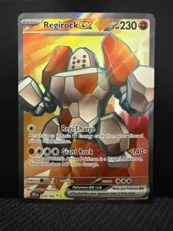 Regirock ex - 214/182 - Ultra Rare - Destined Rivals - Pokemon Card - NM/M - Image 1