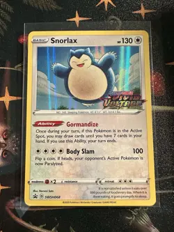 Snorlax - (Prerelease) SWSH068 SWSH: Sword & Shield Promo Cards Holo - Image 1