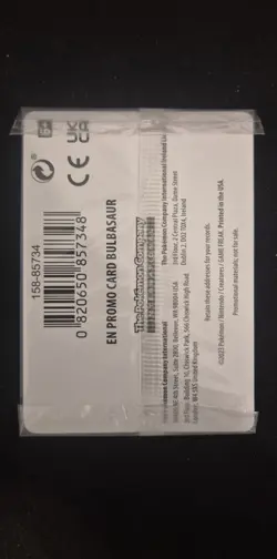 Pokemon TCG Bulbasaur 001/165 Best Buy Stamped Promo Card Pokemon SV 151 SEALED - Image 2