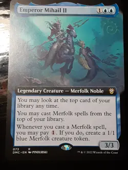 Emperpor Mihail II Extended Art ,Commander Dominaria U ,NM,MTG,FREE SHIPPING - Image 1