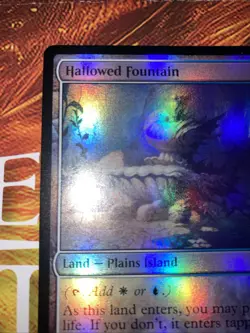 magic: the gathering lorwyn eclipsed Hallowed Fountain Foil Pair - Image 3