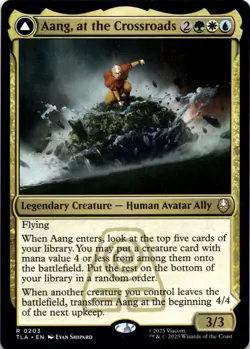 Aang, at the Crossroads Avatar: The Last Airbender Magic MTG NM - Image 1