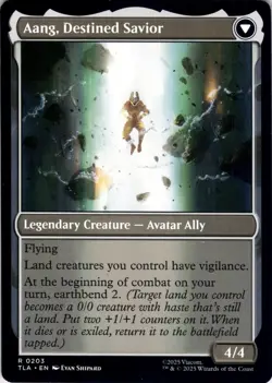 Aang, at the Crossroads Avatar: The Last Airbender Magic MTG NM - Image 2