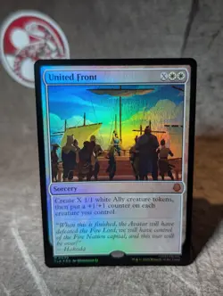 MTG, United Front (#0039, Avatar: The Last Airbender, Foil, NM Mythic Sorcery - Image 1