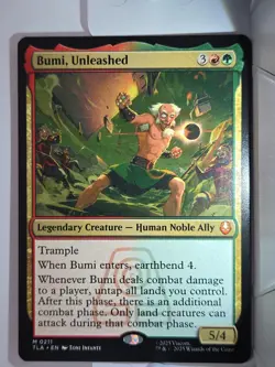 Bumi, Unleashed - M211 - MTG - Avatar: The Last Airbender (TLA) - Image 1