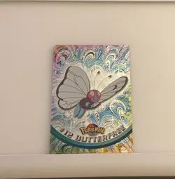 2000 Topps Chrome Pokemon #12 Butterfree Holo Foil- TV Animation - Image 1