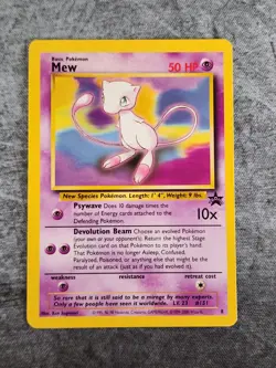 Pokemon TCG - Mew #8 - Wizards Promos - Black Star Promo - Rare - Non-Holo - Image 1