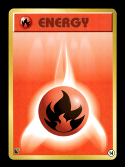 Fire Energy 14 Chikorita Intro Pack Japanese Pokemon Card ~ MP - Image 1