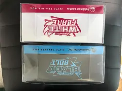 Pokemon Center Black Bolt & White Flare Elite Trainer Box ETB Set w/ Cases - Image 2