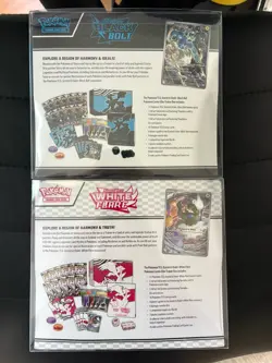Pokemon Center Black Bolt & White Flare Elite Trainer Box ETB Set w/ Cases - Image 5