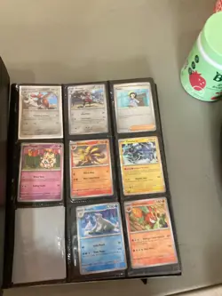 Pokemon Card Collection Binder & Box Assorted Cards & Accessories Please Read - Image 3