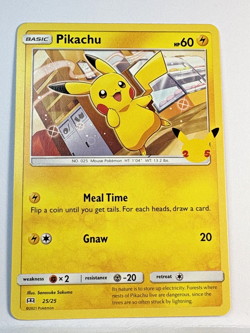 McDonald's Pikachu #25/25 25th Anniversary Promo Non-Holo Pokemon TCG Card NM - Image 1
