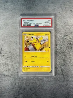 Pokemon TCG PSA 10 Pikachu 25/25 - McDonald’s Collection - Non-holo - Gem Mint - Image 1