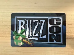 BLIZZCON 2008 08 World Of Warcraft POLAR BEAR LOOT CARD Big Blizzard Bear MOUNT - Image 1