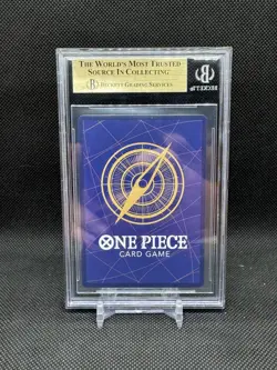 BGS 10 PRISTINE Monkey D. Luffy King One Piece Foil Convention Promo P-043 - Image 2
