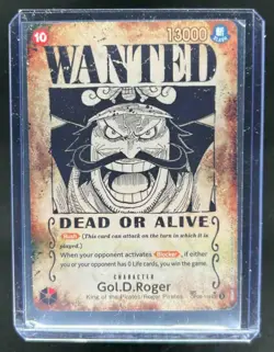 2025 One Piece Emperors in the New World Gol.D.Roger Wanted Poster #OP09-118 - Image 1