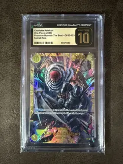 One Piece CCG Charlotte Katakuri SEC PRB-01 OP03-123 English Card - Image 1