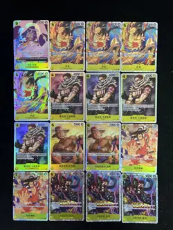 2024 One Piece TCG S-Chinese Kozuki Hiyori Jewelry Bonney SR Holo Lot*16 LU57 - Image 1