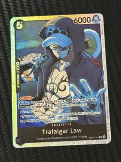 Trafalgar Law Foil EB02-045 SR Anime 25th Collection One Piece NM - Image 1
