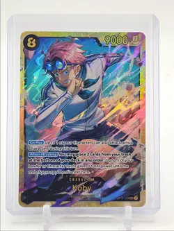 KOBY 2025 ONE PIECE A FIST OF DIVINE SPEED SECRET RARE D #OP11-119 Q0646 - Image 1